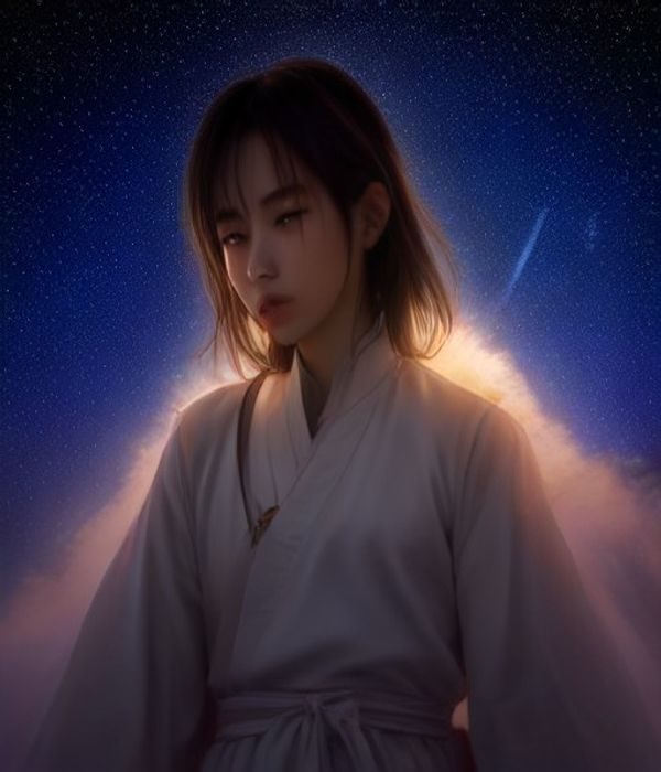 男男动漫精选推荐封面图，紫色星空夜景下两位少年动漫角色并肩而立，霓虹粉紫光晕渲染，画面唯美梦幻，传达BL动漫的情感氛围